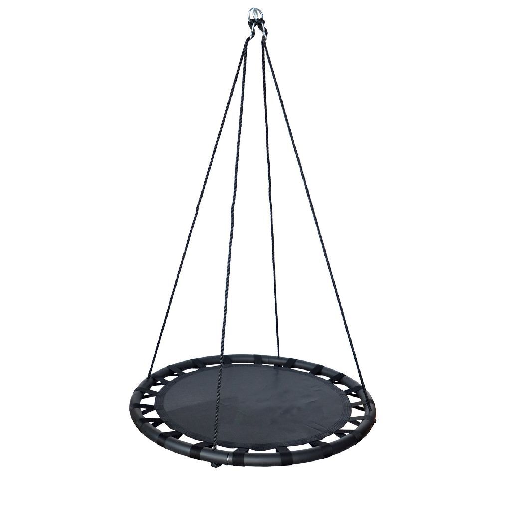 Outdoor Play Swing Matt Black, 100 cm