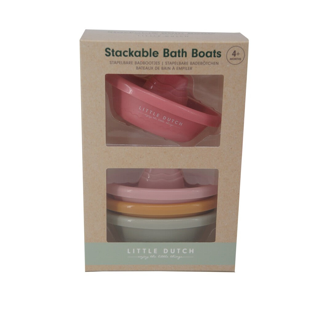 Little Dutch 4 Badeboote-Set rosa