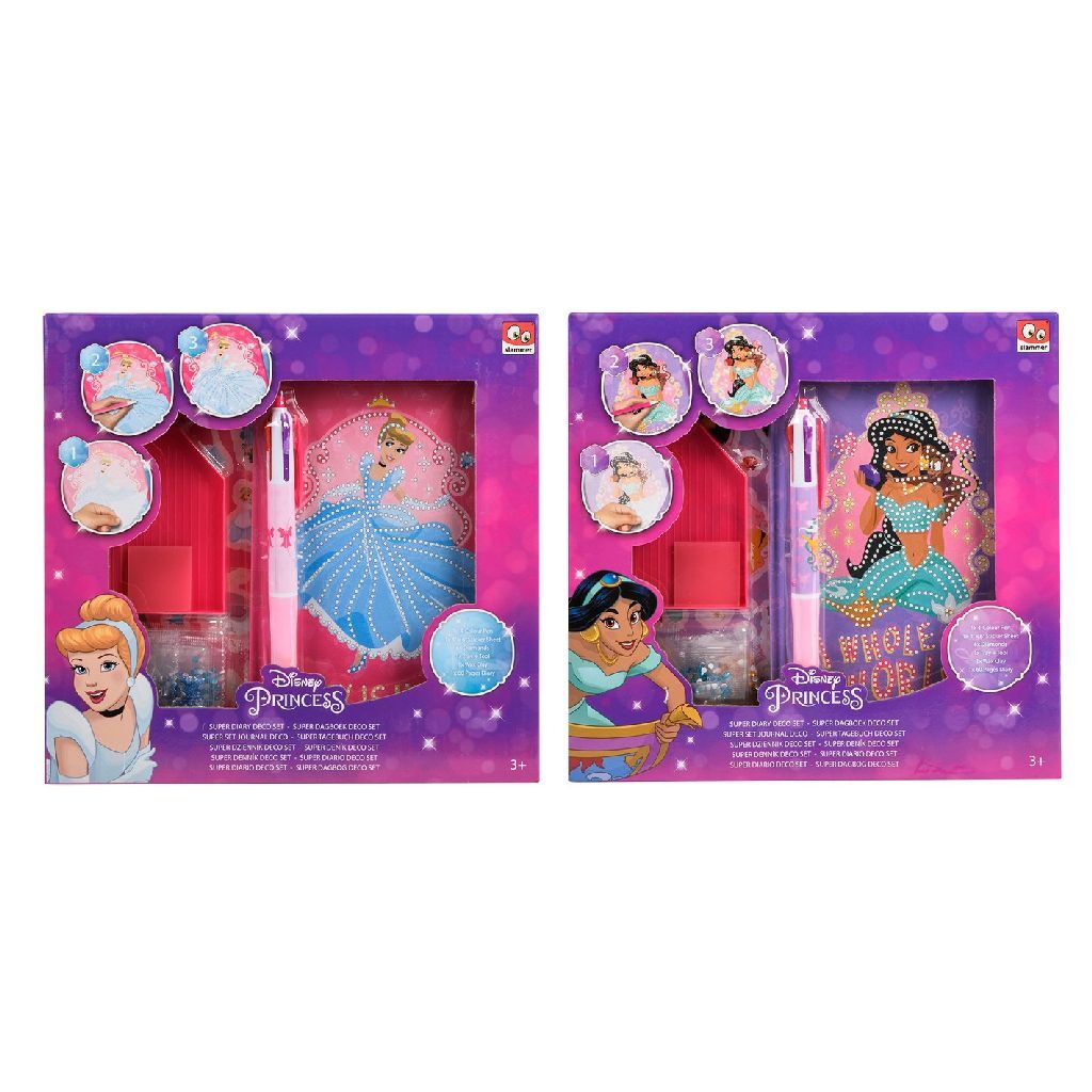 Disney-Prinzessin-Diamant-Malerei-Tagebuch