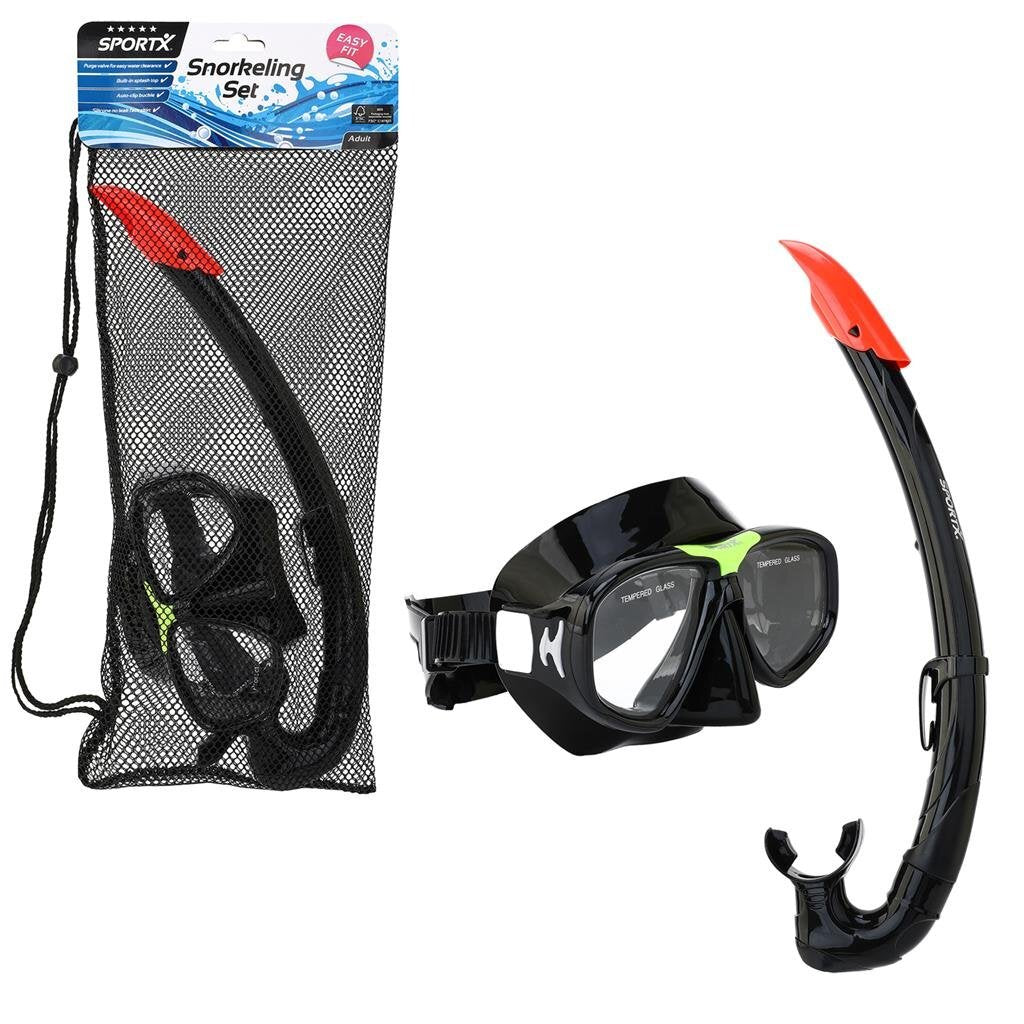 Sportx Sport-Schnorchelset für Erwachsene