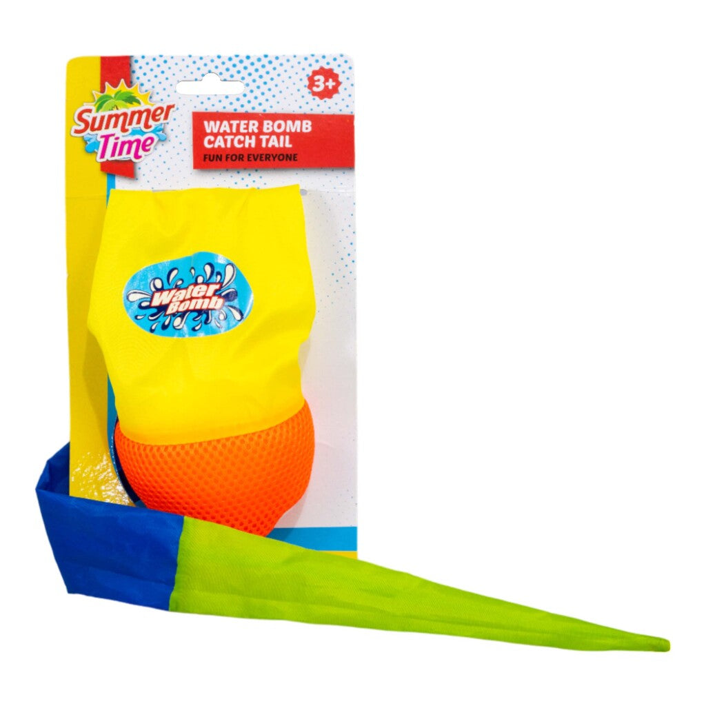 Sommerliches Wasserbomben-Fangschwanzspiel, sortiert