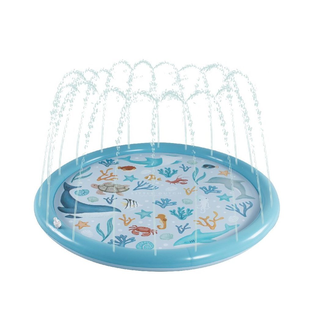 Little Dutch Sprinklermatte Ocean Dreams blau 150 cm