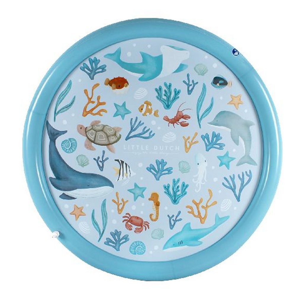 Little Dutch Sprinklermatte Ocean Dreams blau 150 cm