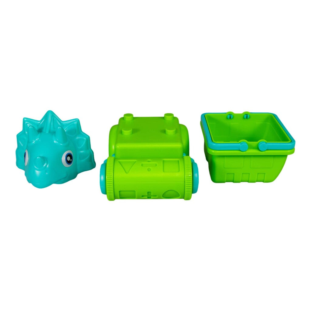 Sommerliches Dino-Sand-Set 4in1 in verschiedenen Farben