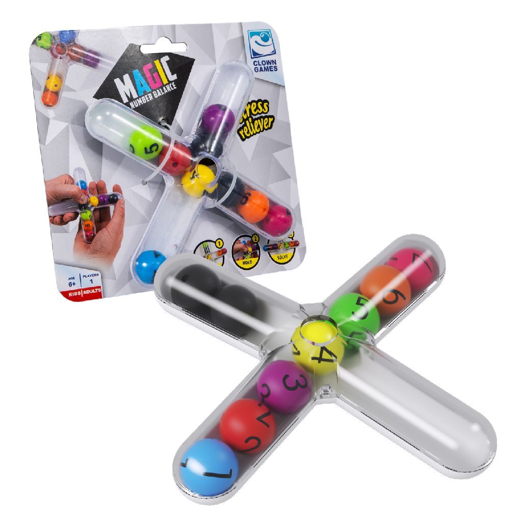 Clown-Spiele, Clown-Magie-Puzzle, Zahlen-Balance-Spiel