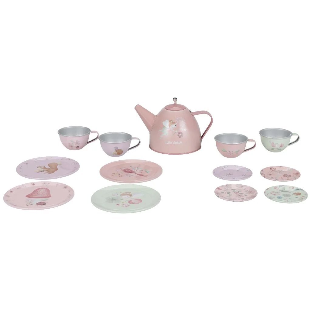 Little Dutch Feengarten-Teeservice aus Zinn