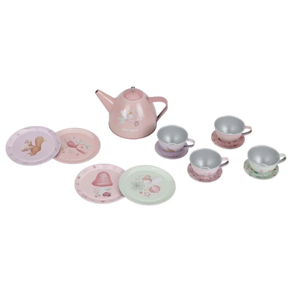 Little Dutch Feengarten-Teeservice aus Zinn