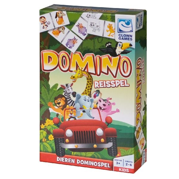 Clownspiele Domino-Reisespiel
