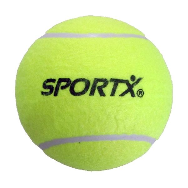Sportx Jumbo Tennisball l Geel, 13 cm