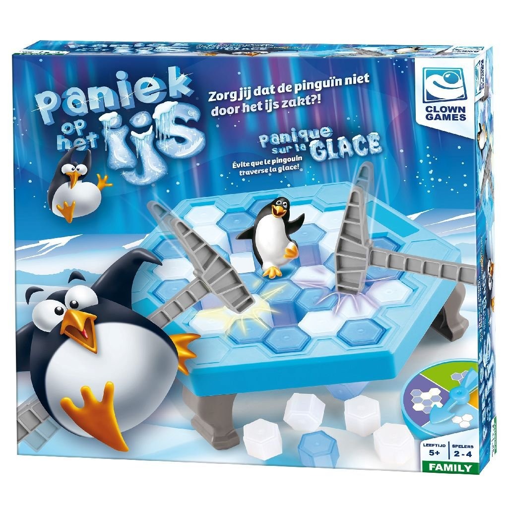 Clownspiele machen Panik auf dem Eis