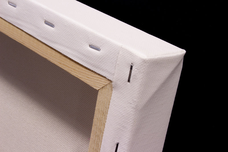 Kangaro k-820011 Leinwand zum Malen, 3D, 40 x 50 cm, 380 Gramm, 100 % Baumwolle. 3 x Schichten Gesso-Grundierung, mit 8 Holzkeilen