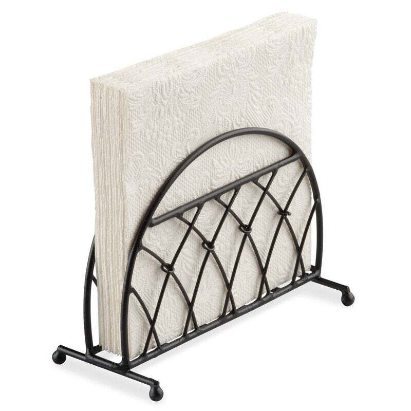 Ambiente Serviettenhalter Standgitter schwarz