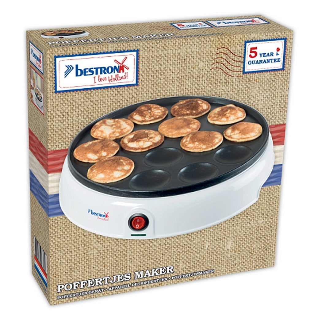 Bestron apfm700w Poffertjes Maker 800w weiß schwarz