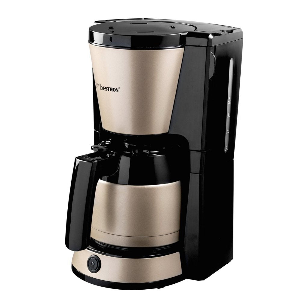 Bestron acm1000sat Satin Collection Kaffeemaschine Beige Schwarz