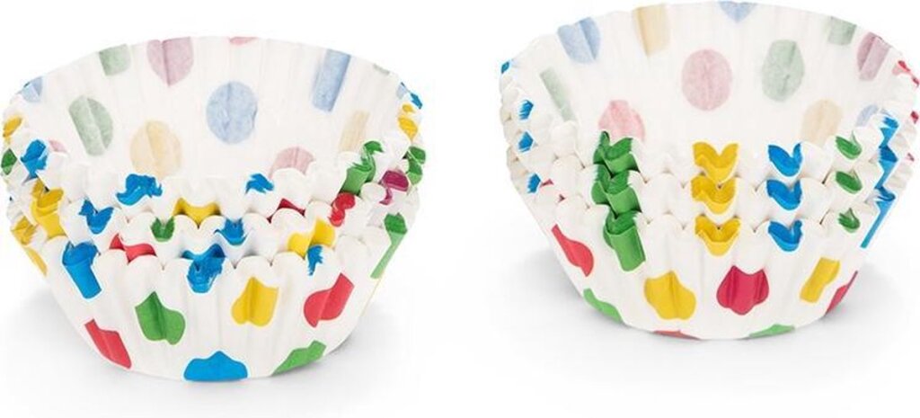 Patisse Cupcake-Förmchen aus Papier mit Punkten, 200 Stück