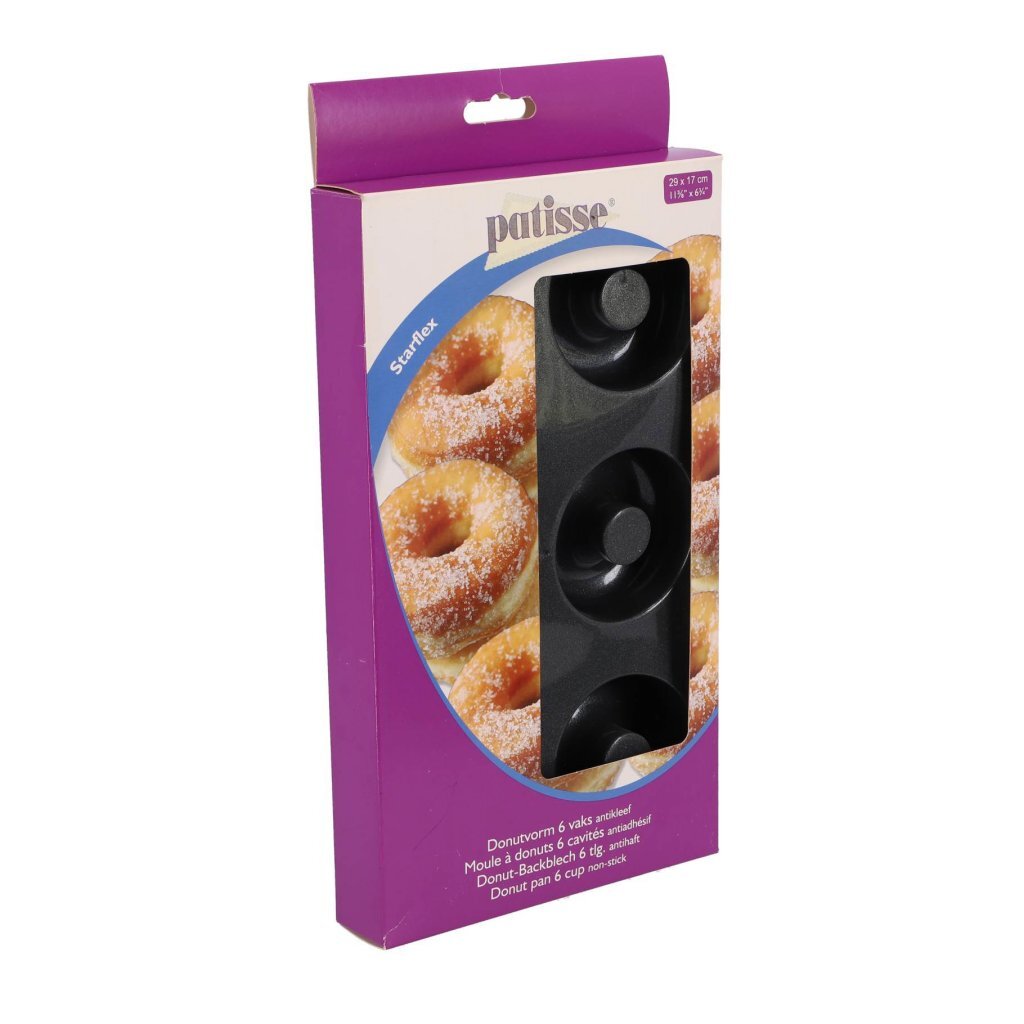 Patisse Starflex Donutform 6 Fächer 29 x 17 cm | 2 Stk