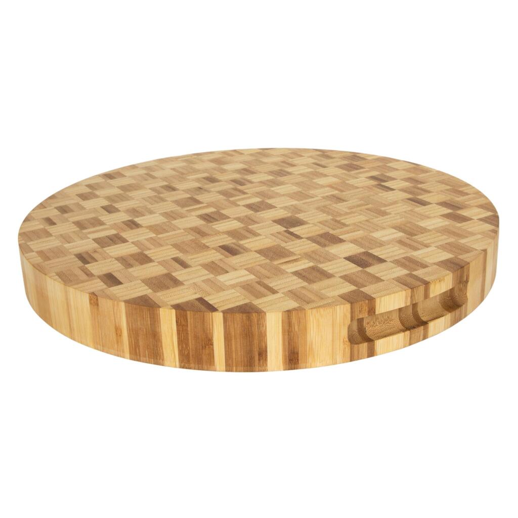 No brand Schneidebrett Bambus ø 38 x 4 cm FSC