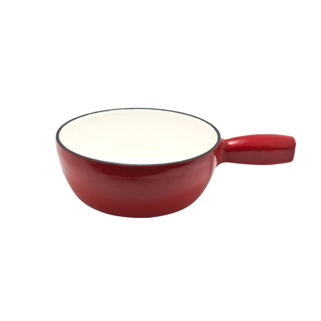Imperial Kitchen Imperial Kitchen Käsefonduepfanne 23 cm, rote Emaille