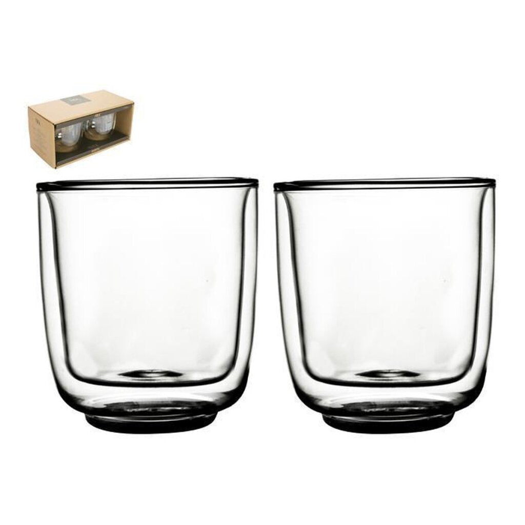 Gusta fika doppelwandiges Glas 250 ml Set 2 Stück