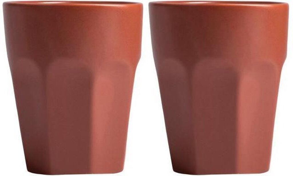 Gusta Becher Tara 2 Stück Steingut ø 7,5cm x 9,5cm