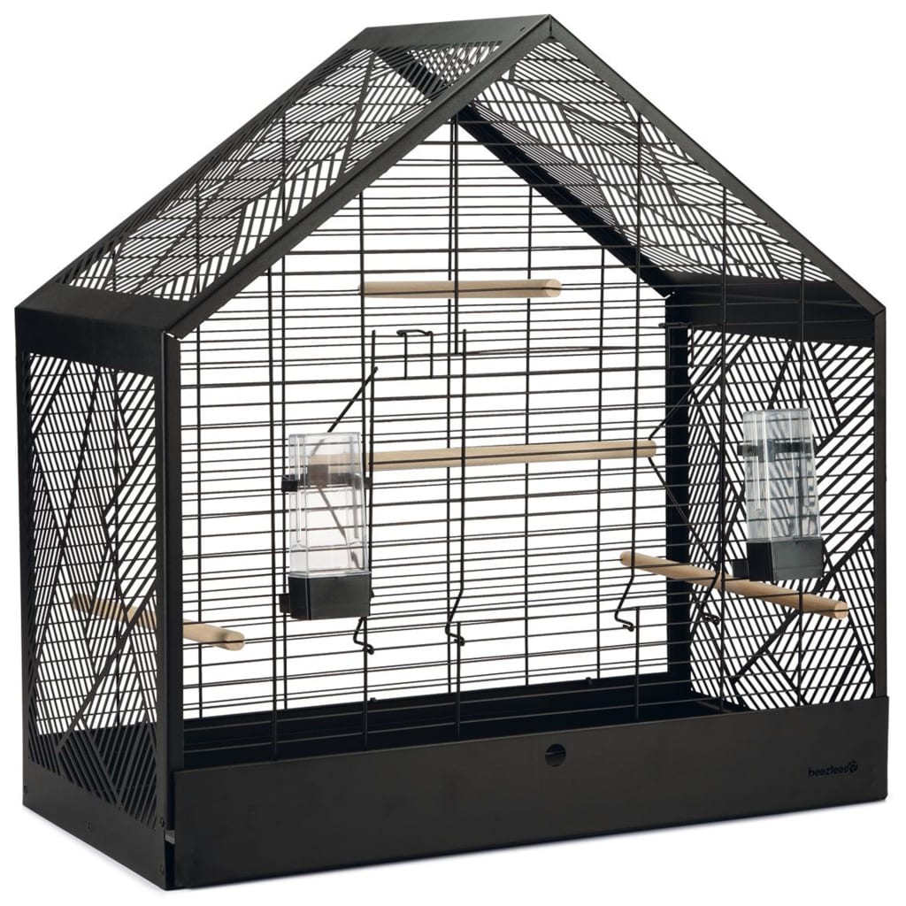 Beeztees Beeztees Bird Cage Yara 71x35x70 cm Metall Schwarz