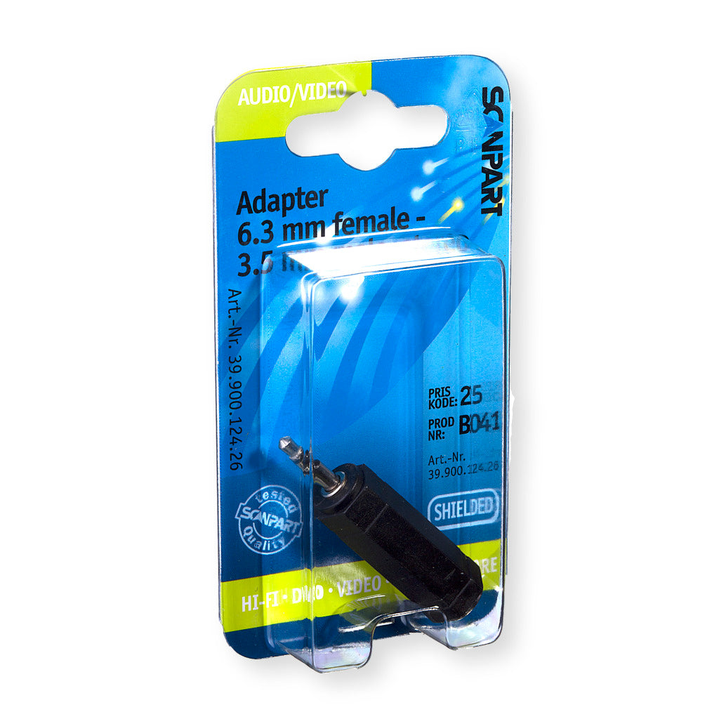 Scanpart-Adapter 6,3 (f)-3,5 (m)