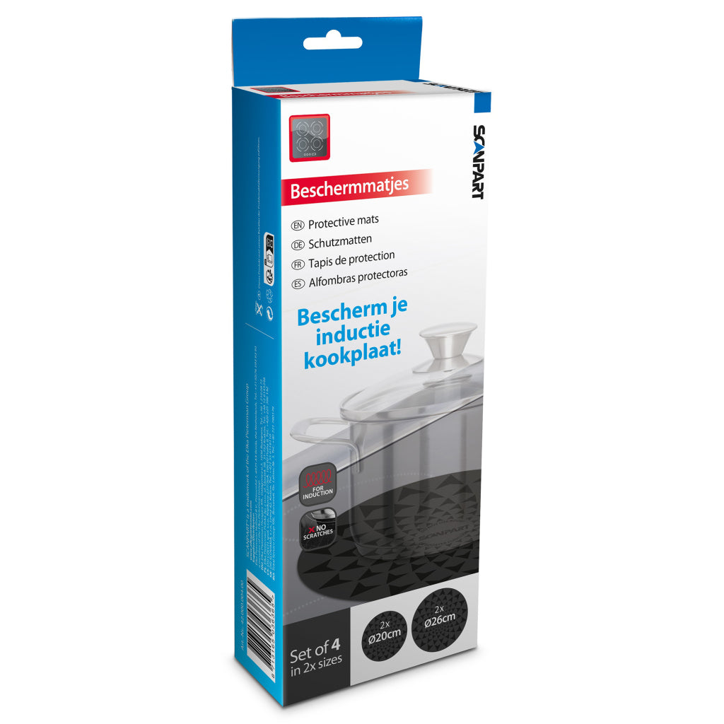 Scanpart Speed-Induktionsmatten-Set 2x20 2x26 cm schwarz