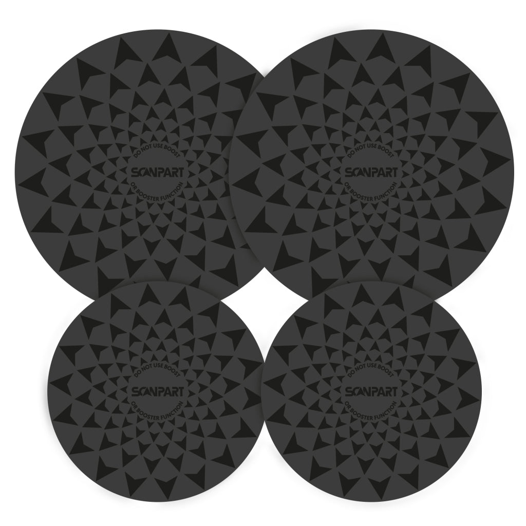 Scanpart Speed-Induktionsmatten-Set 2x20 2x26 cm schwarz