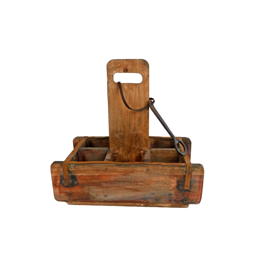 Einfache Flaschenbox in Ziegelform, 32 x 18 x 30 cm