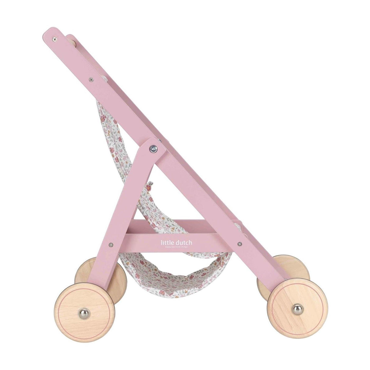 Little dutch poppenbuggy – hout