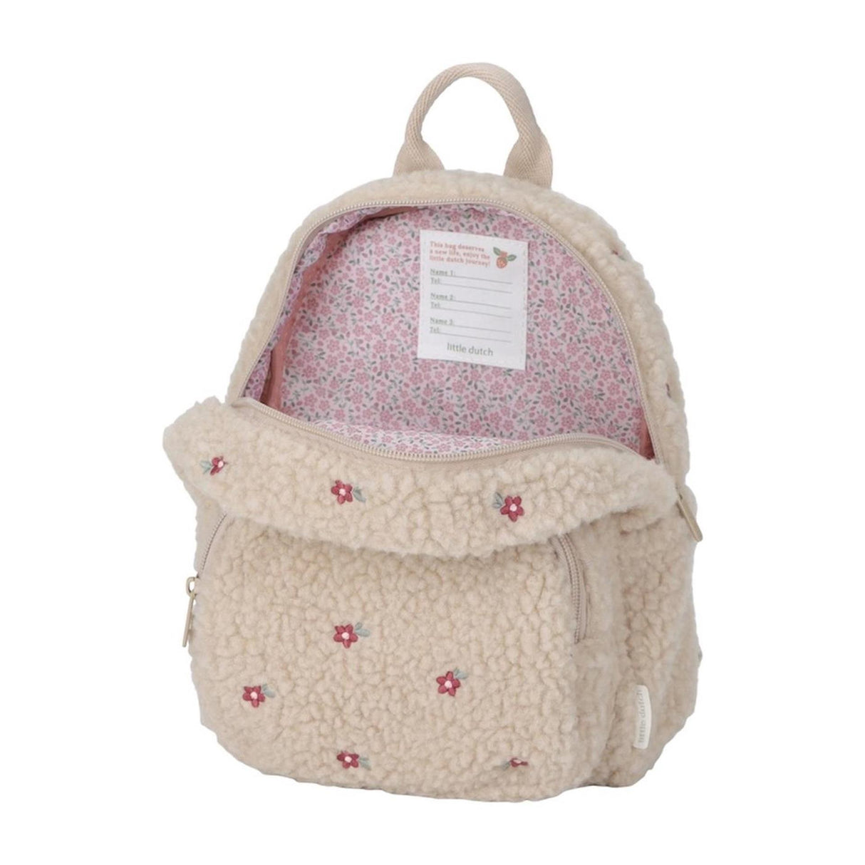 Little Dutch Teddy-Rucksack Sand