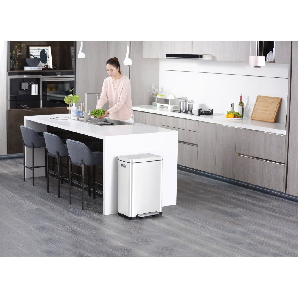 EKO EKO X-Cube Treteimer 2x20L Weiß