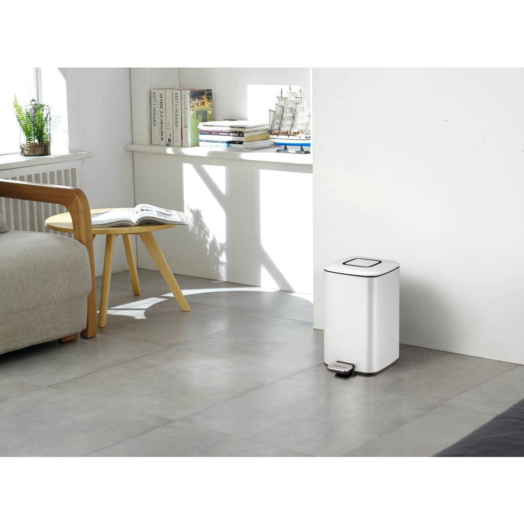 Eko Regenpedaleimer 12l weiß