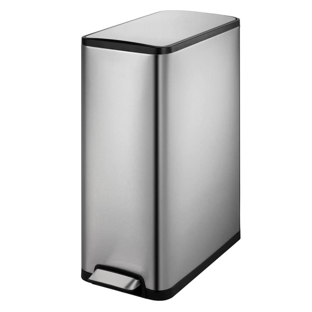 EKO Pedal Binemer Ecoslim 2x20 l Matte Silber -gelöscht