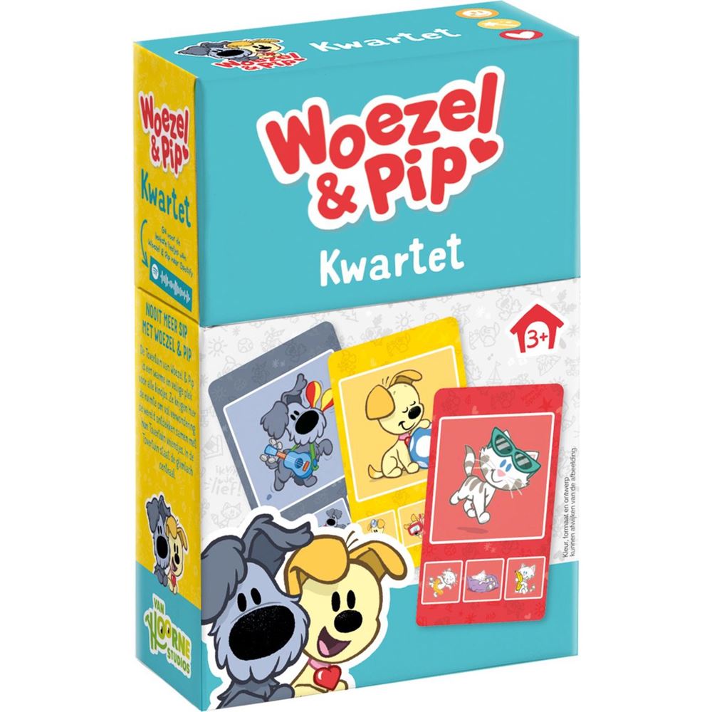 Bambolino Toys Woezel Pip Spiel Quartett | 2 Stk