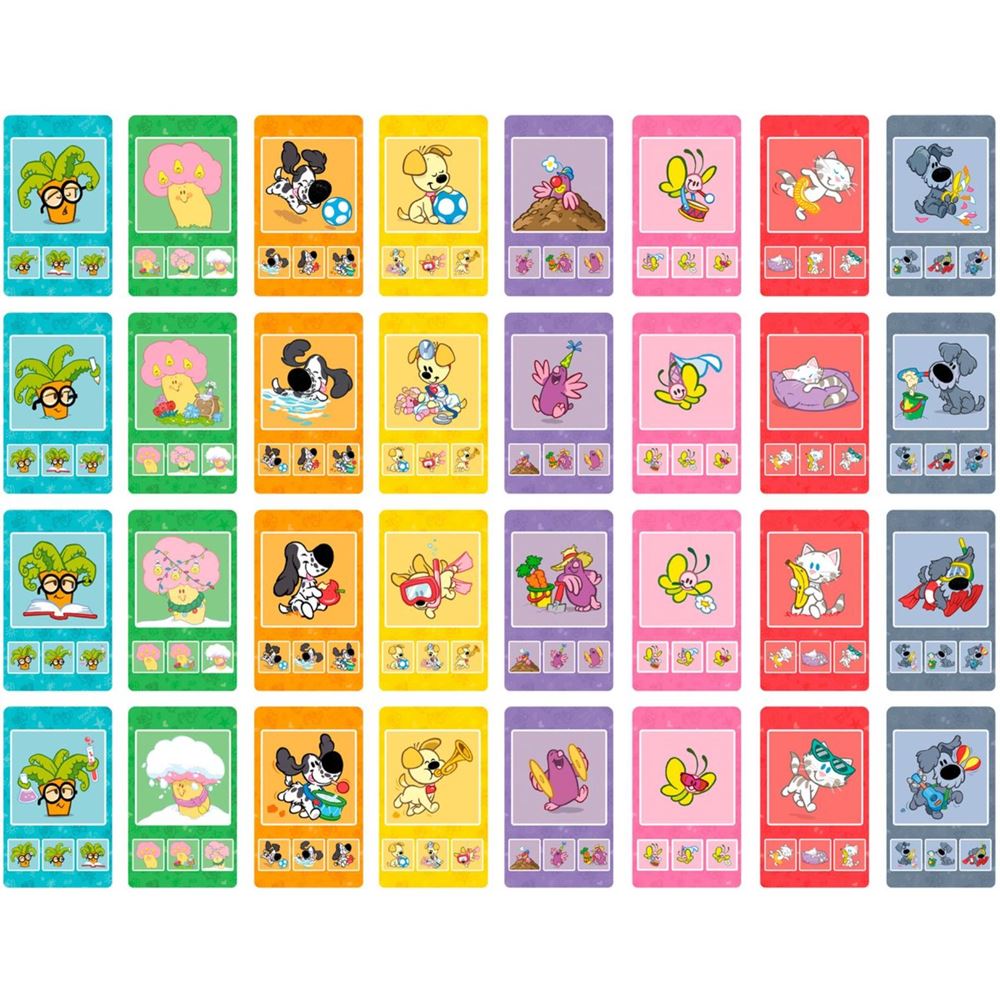 Bambolino Toys Woezel Pip Spiel Quartett | 2 Stk
