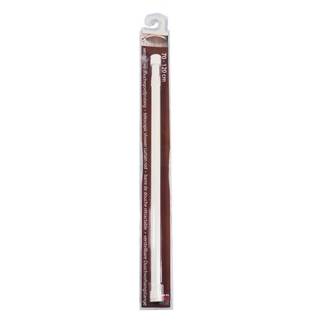 Dutch House Duschstange 70 bis 120 cm weiß | 2 Stk