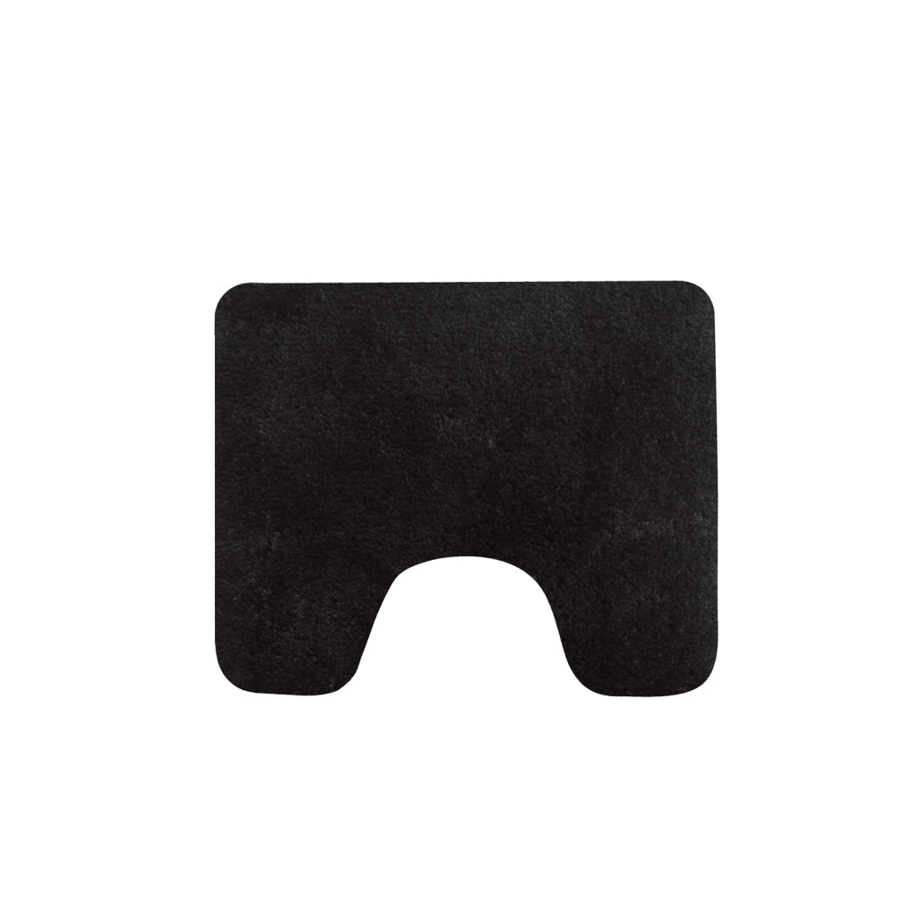 Dutch House Toilettenvorleger Caen 60x50 cm schwarz