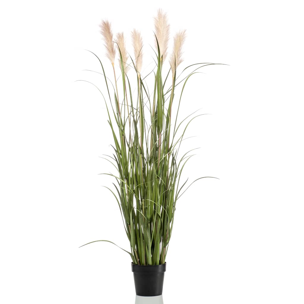 Smaragdkunstpflanze in Pot Pampas Gras 160 cm