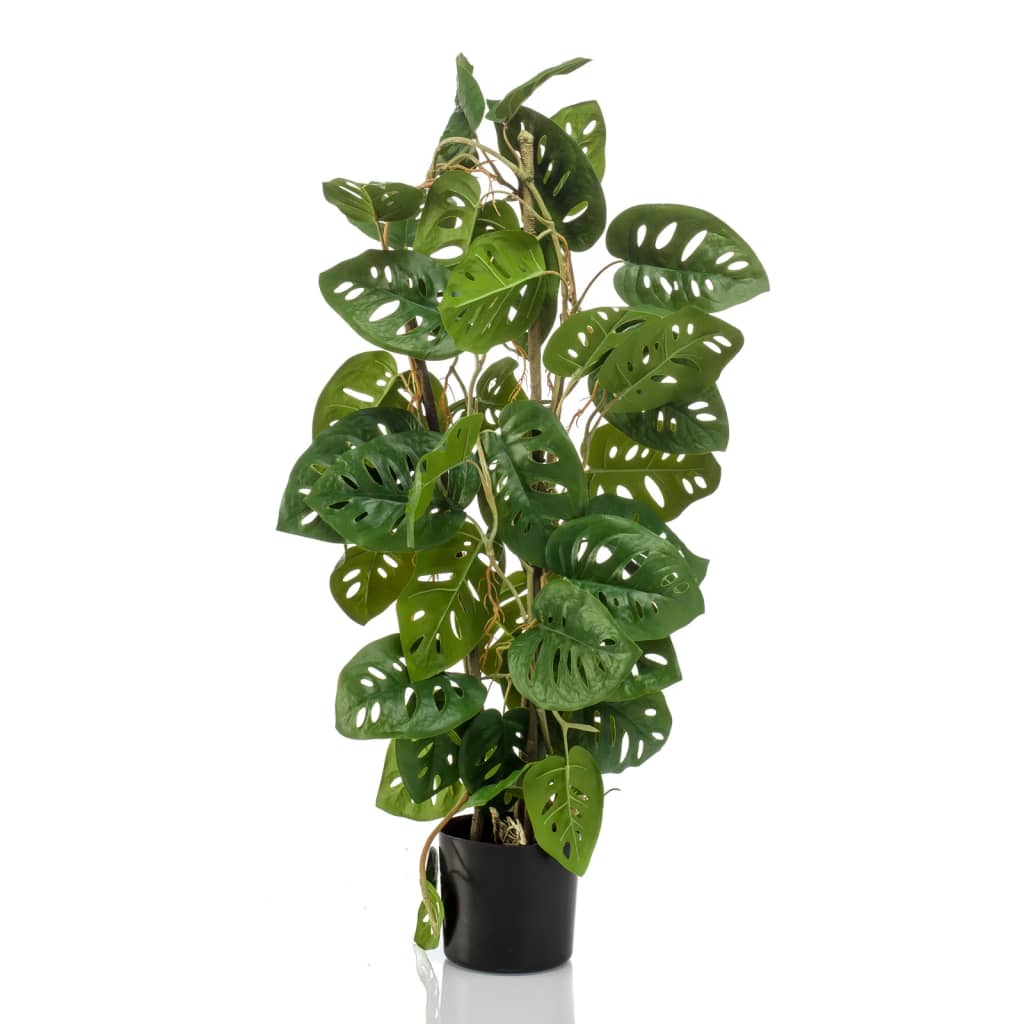 Smaragdkunstpflanze in Pot Monkey Monstera 75 cm