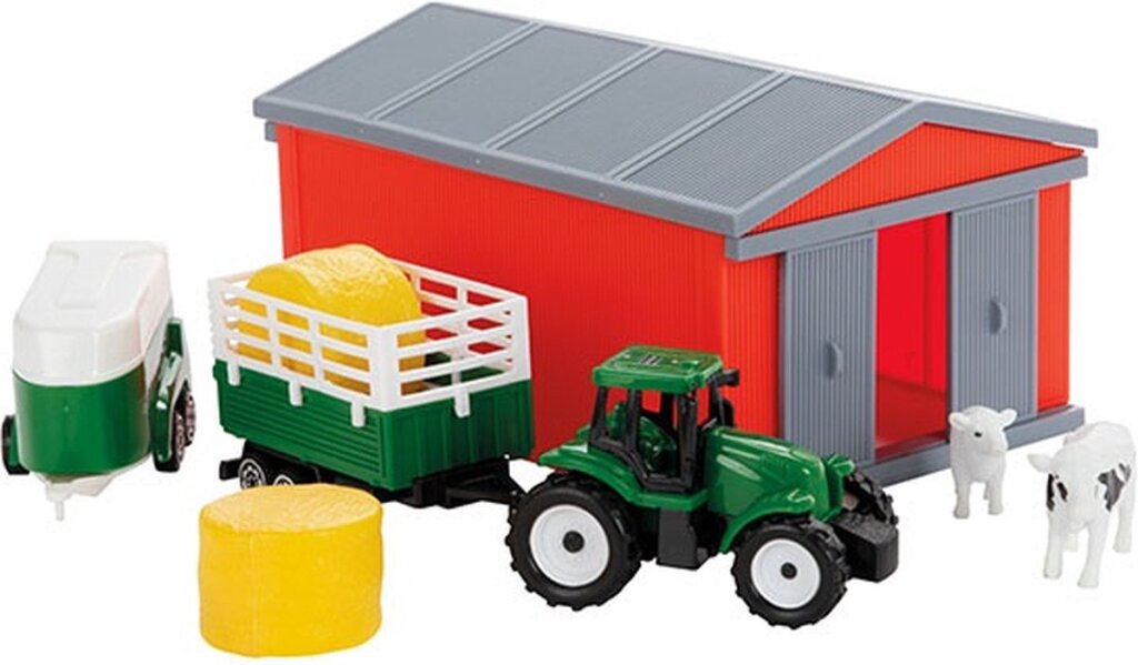 Toi-toys Toi Toys Traktor-Set mit Schuppen in verschiedenen Ausführungen