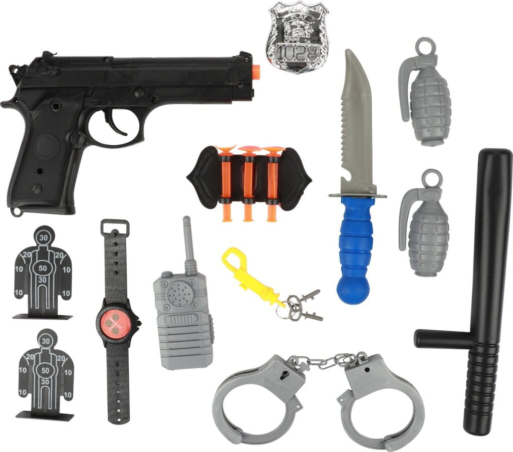 Toi-Toys Polizeikoffer 13-teilig
