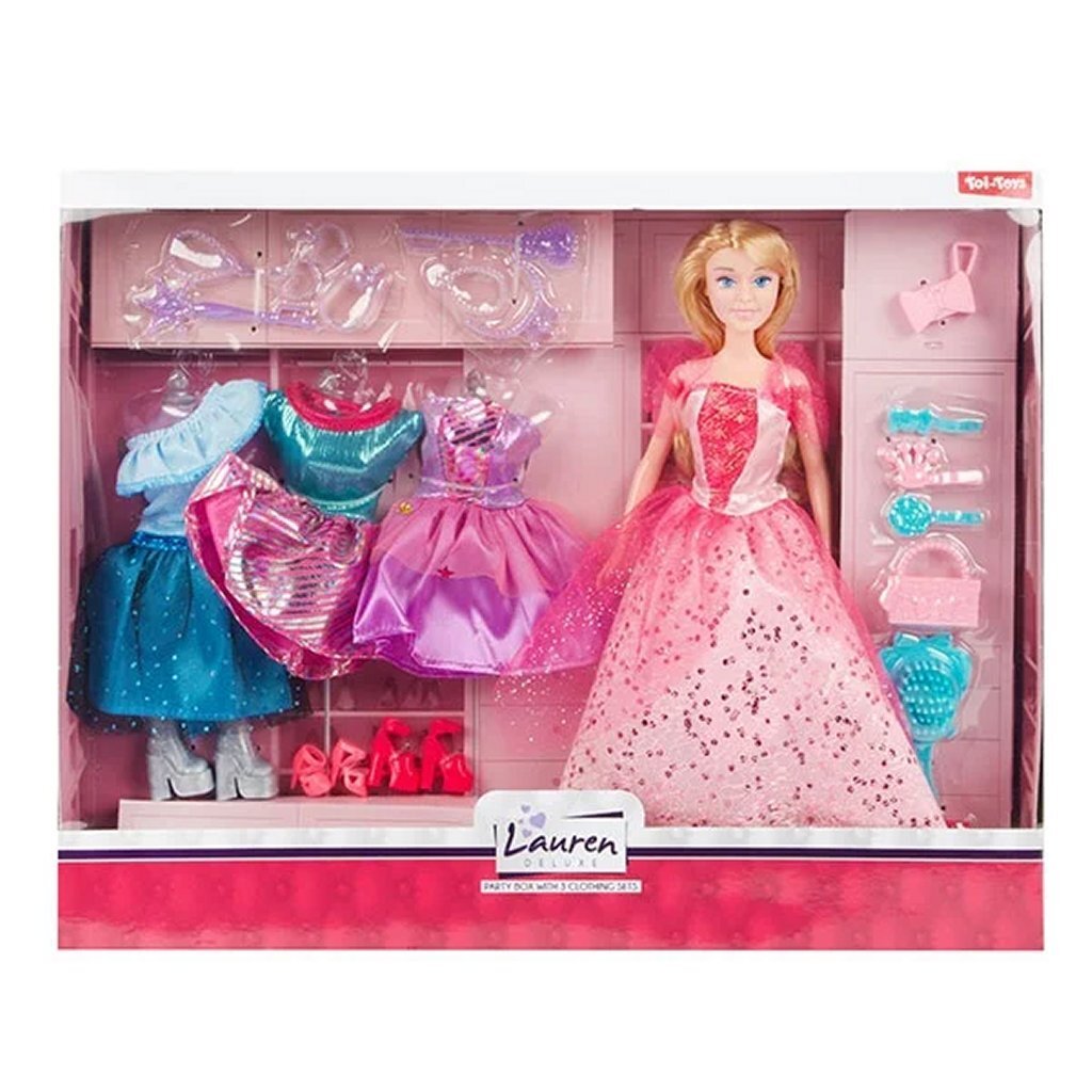 Lauren Teen Doll Party + Outfits und Accessoires