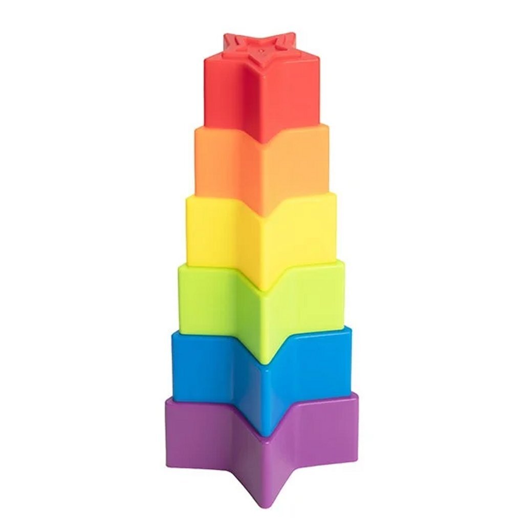 Toi-toys Little Stars Stapelturm Stern 6-teilig