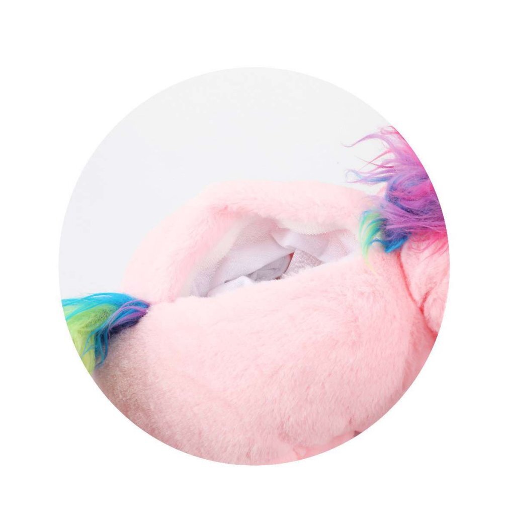 Toi-toys Einhorn Kuscheltier Rucksack 30 cm