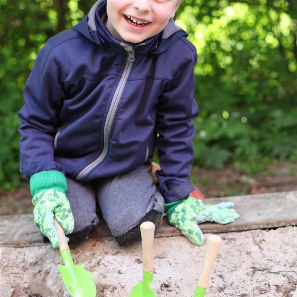 Esschert Design Esschert Design Kindergartengeräte 3-teilig Grün