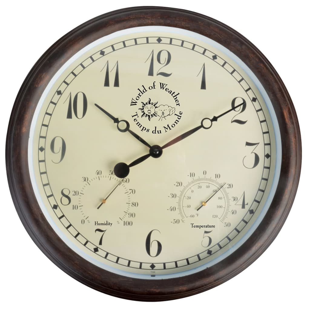 Esschert-Designstationen mit Thermo-Hygrometer 30,5 cm tf008
