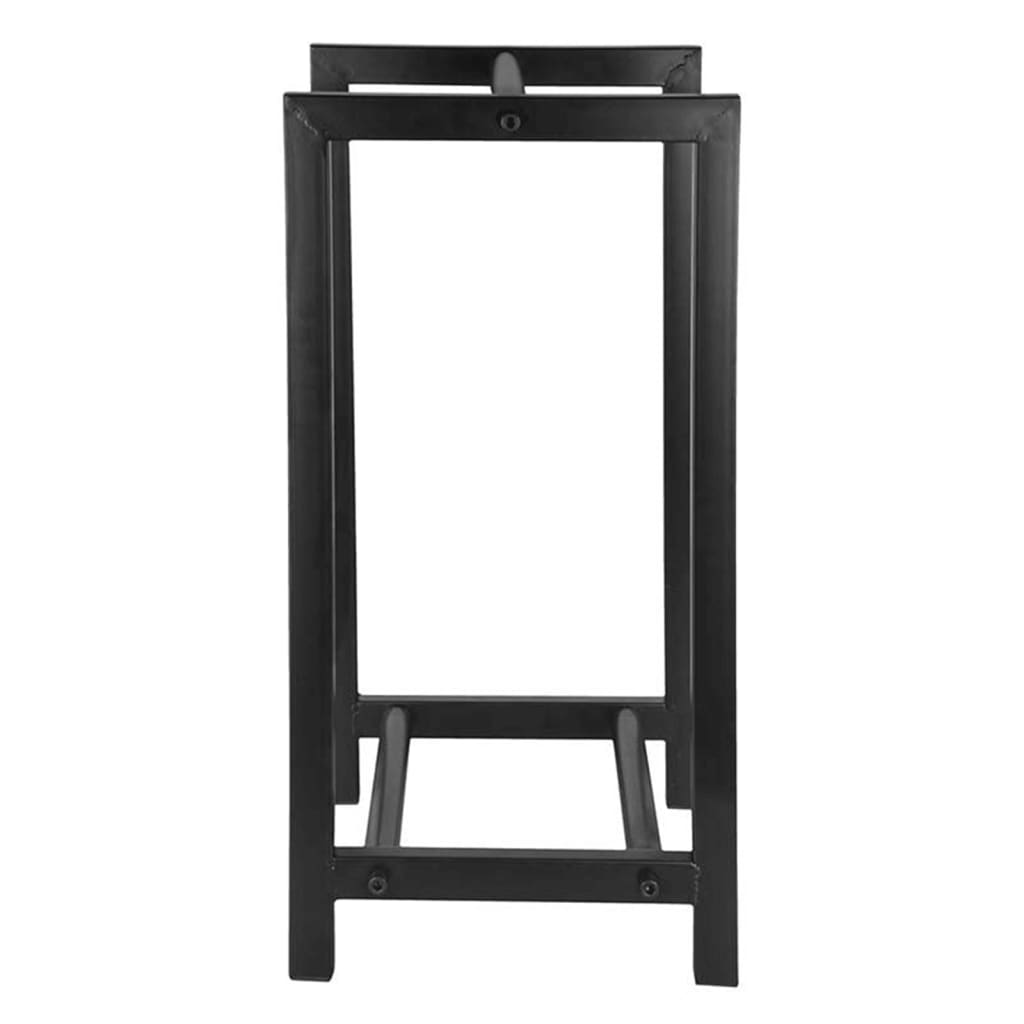 Esschert Design Holzlagerregal Schwarz