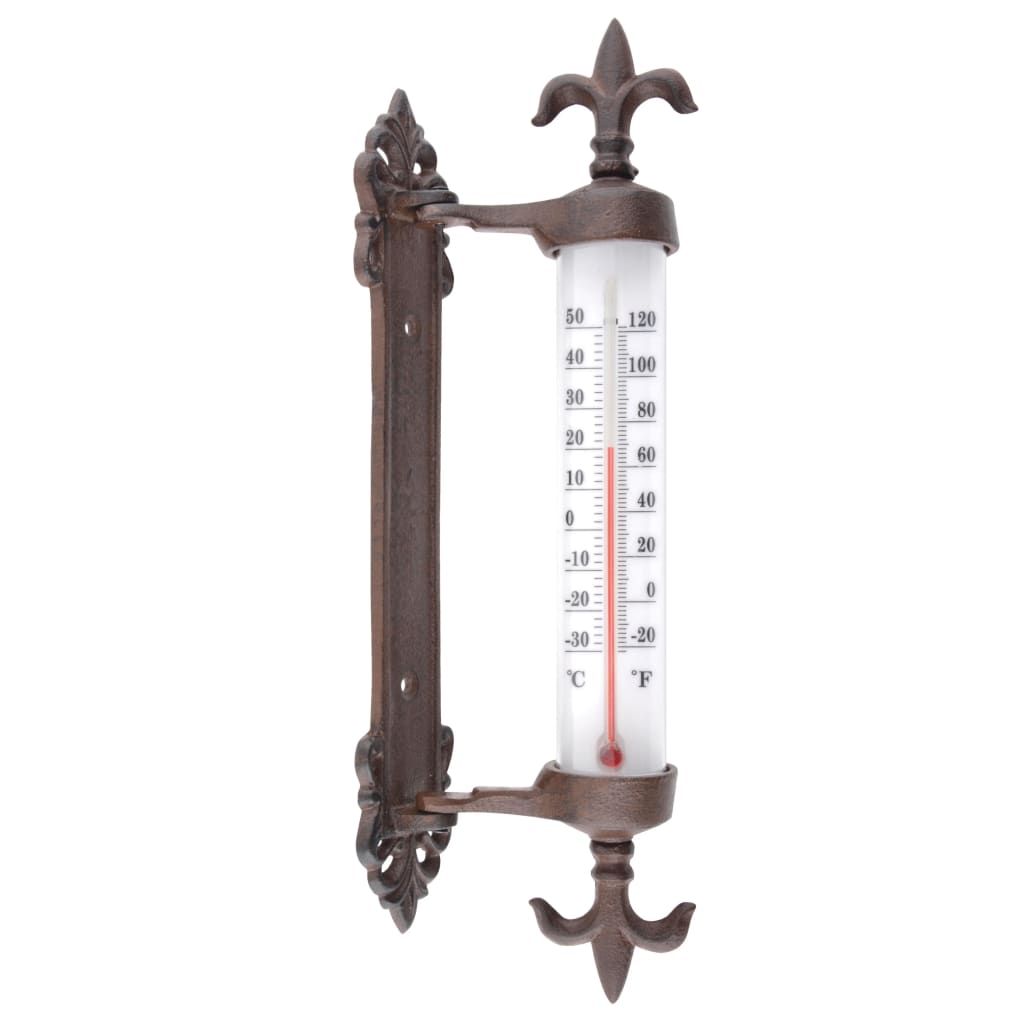 Esschert Design Fensterrahmen Thermometer Gusseisen