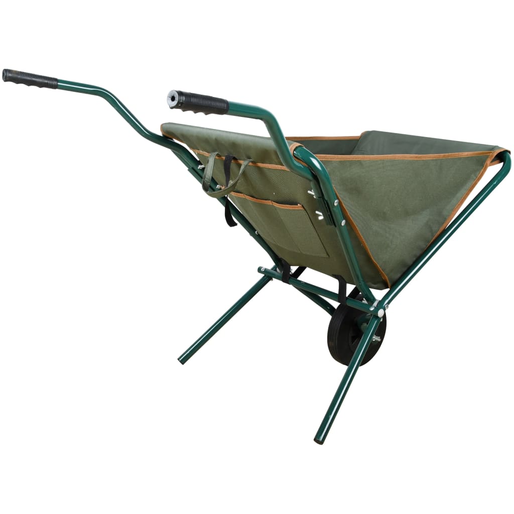 Esschert Design Schubkarre faltbar grün GT138